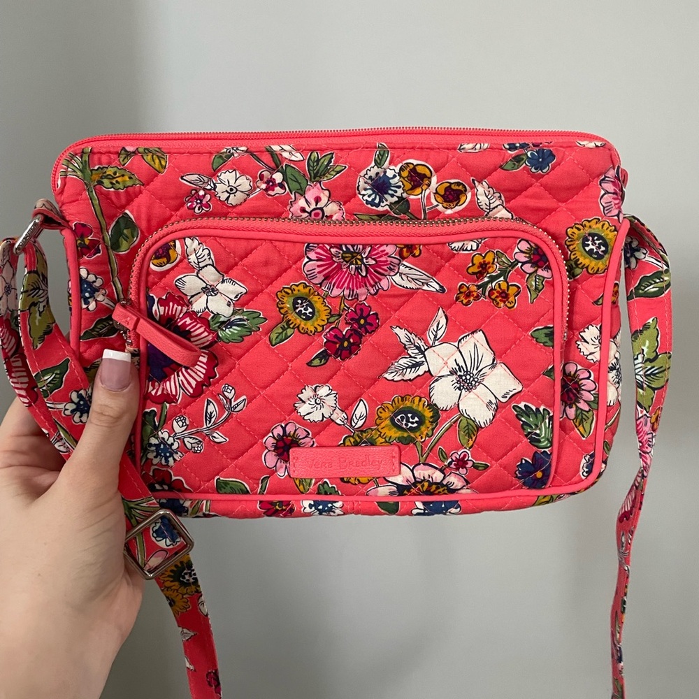 Vera Bradley Crossbody Purse - Floral Cotton